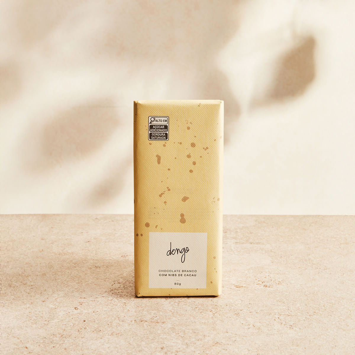 Barra de Chocolate Branco Nibs de Cacau | 80g