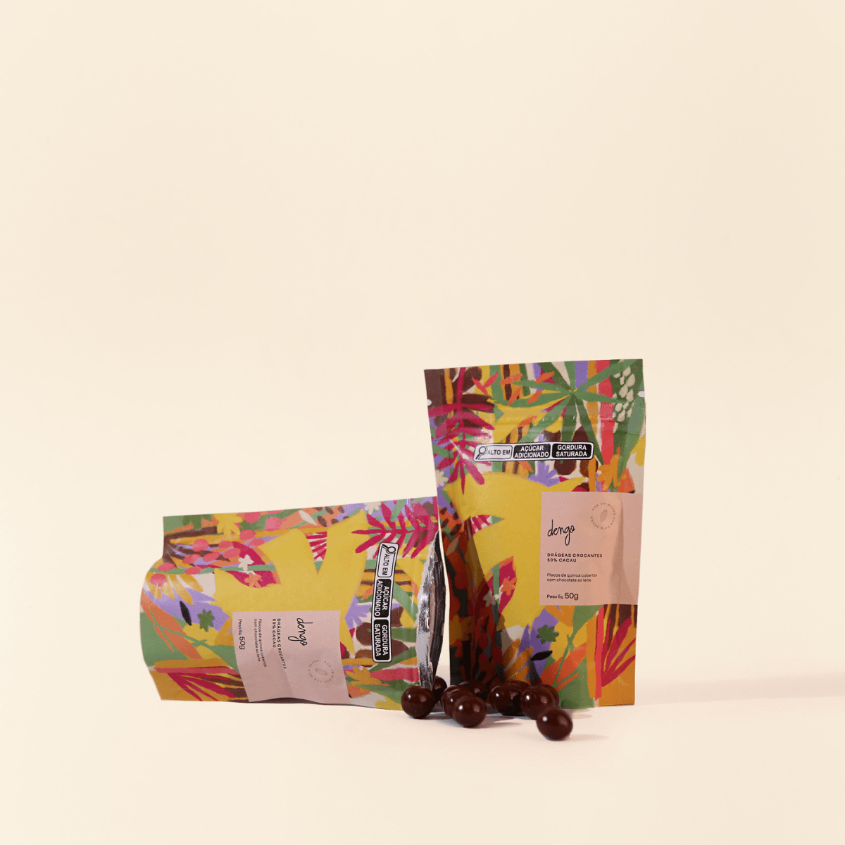 Drágeas Crocantes com Chocolate | 50g - Foto 2