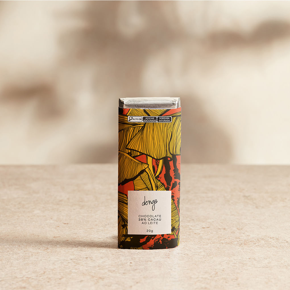Barra de Chocolate ao Leite 38% Cacau | 20g - Foto 2